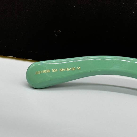 NEW GG1403S 004 GUCCI GREEN GREY SQUARE WOMEN GUCCI SUNGLASSES - Picture 7 of 10